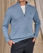 Pull col camionneur bleu