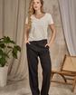 T-shirt col V blanc T-shirt col V blanc