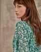 Robe longue imprimée vert Robe longue imprimée vert
