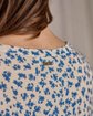 T-shirt imprimé bleu T-shirt imprimé bleu