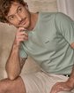 T-shirt col tunisien beige T-shirt col tunisien beige