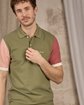 Polo color block vert Polo color block vert