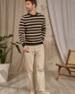Pull col rond beige Pull col rond beige
