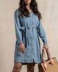 Robe chemise façon denim Robe chemise façon denim