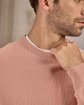 Pull nid d'abeille rose Pull nid d'abeille rose