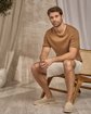 T-shirt maille beige T-shirt maille beige