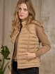 Doudoune sans manches beige Doudoune sans manches beige