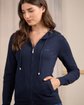 Cardigan zippé bleu Cardigan zippé bleu