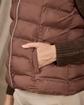 Doudoune sans manches beige