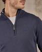 Pull col camionneur bleu