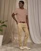 Jean coupe ajustée beige Jean coupe ajustée beige
