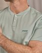 T-shirt col tunisien beige T-shirt col tunisien beige