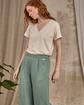 Pantalon fluide vert Pantalon fluide vert