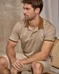 Polo chiné beige Polo chiné beige