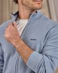 Cardigan zippé bleu Cardigan zippé bleu