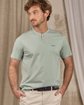T-shirt col tunisien beige T-shirt col tunisien beige