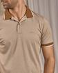 Polo chiné beige Polo chiné beige