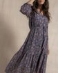 Robe longue fleurie