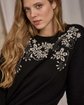 Pull col rond noir Pull col rond noir