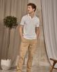 Polo sans bouton blanc Polo sans bouton blanc
