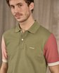Polo color block vert Polo color block vert