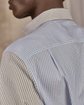 Chemise patchwork rayures vert
