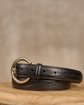 Ceinture en cuir noir