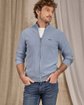Cardigan zippé bleu Cardigan zippé bleu