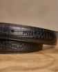 Ceinture en cuir noir