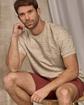 T-shirt chiné beige T-shirt chiné beige