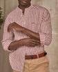 Chemise lin Dalian rouge Chemise lin Dalian rouge