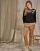 Pull col rond noir Pull col rond noir