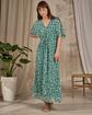 Robe longue imprimée vert Robe longue imprimée vert