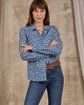 Chemise imprimée bleu Chemise imprimée bleu