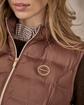 Doudoune sans manches beige