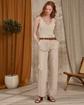 Pantalon fluide beige Pantalon fluide beige