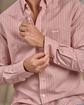 Chemise rayures fines rose Chemise rayures fines rose