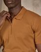 Polo col zippé beige Polo col zippé beige