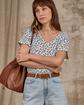 T-shirt imprimé bleu T-shirt imprimé bleu