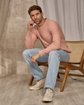 Pull nid d'abeille rose Pull nid d'abeille rose