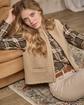 Gilet sans manches beige