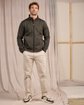 Blouson Polaire détail épaule vert Blouson Polaire détail épaule vert