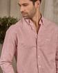 Chemise rayures fines rose Chemise rayures fines rose