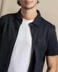Chemise manches courtes unie broderie trois vaches 100% Coton Chemise manches courtes unie broderie trois vaches 100% Coton