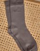 Chaussettes unies Bambou gris Chaussettes unies Bambou gris