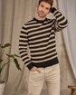 Pull col rond beige Pull col rond beige
