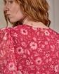 Robe midi fleurie rose Robe midi fleurie rose