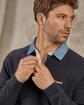 Pull col polo bleu Pull col polo bleu