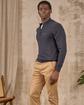 Pull col camionneur bleu Pull col camionneur bleu