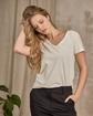 T-shirt col V blanc T-shirt col V blanc